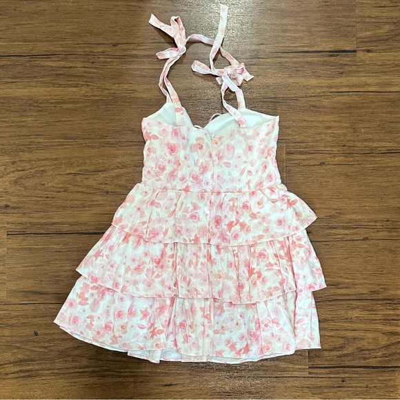 Bardot Pink Floral Dress - Picture 3 of 4